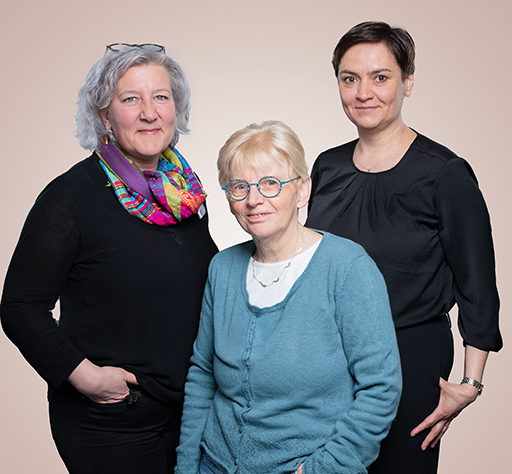 Bettina Sivasankaran Nair, Cornelia Rös-Keßler and Heike Schütz